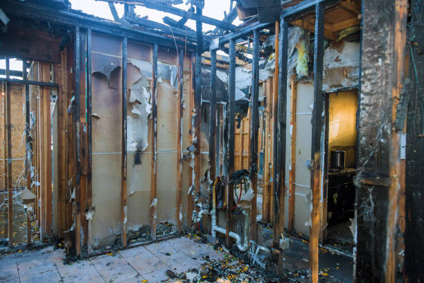 Professional Fire Damage Removal technician working in Kettering, OH